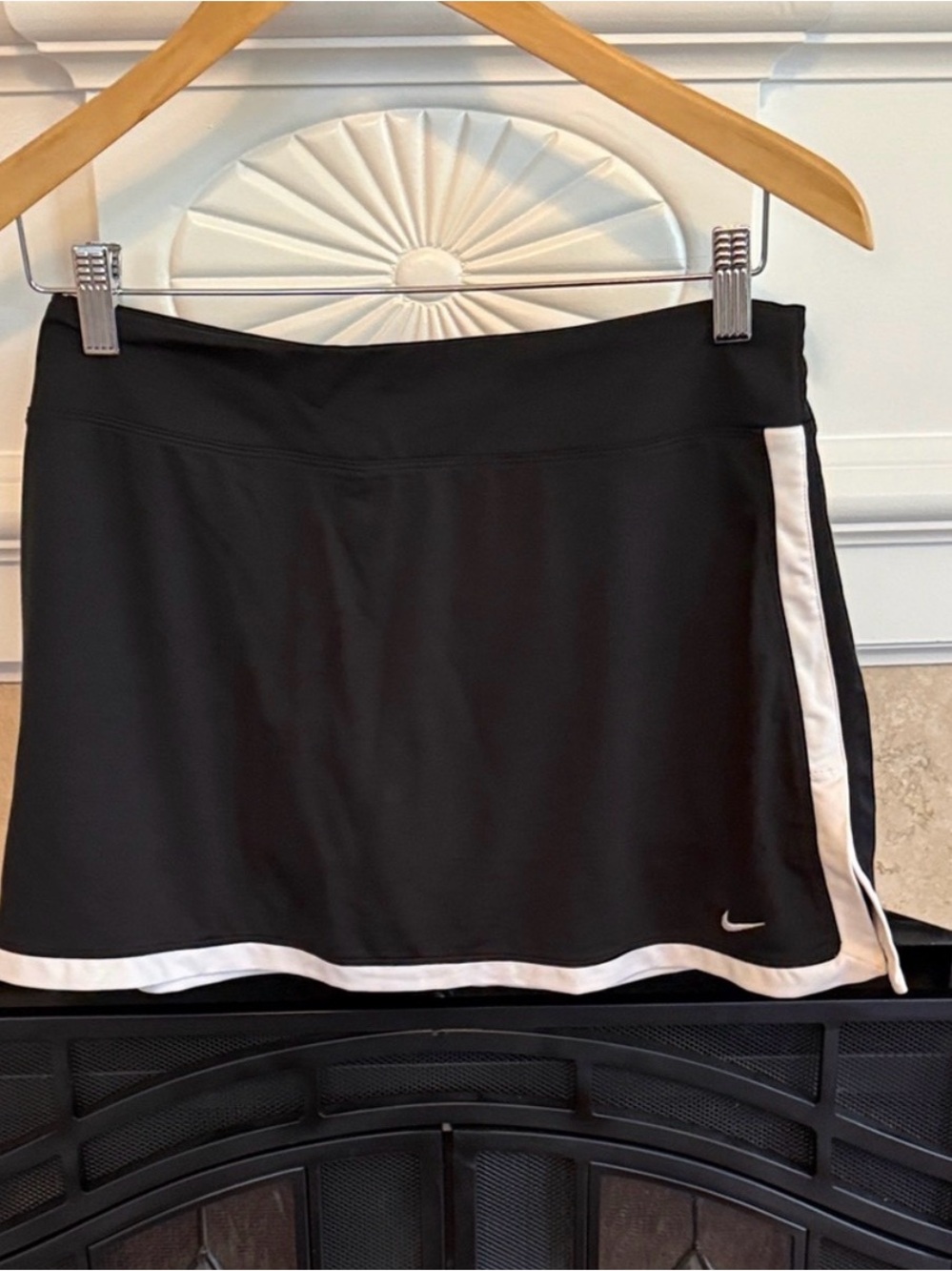 Nike Dri-FIT Black White Tennis Golf Skort Built In Shorts XL